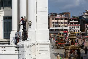 Preparations In Full Swing In Nepal For Indra Jatra Festivities