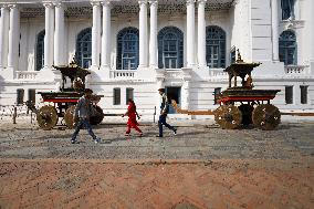 Preparations In Full Swing In Nepal For Indra Jatra Festivities