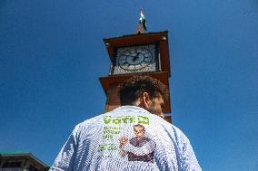 Peoples Democratic Party's (PDP) Candidate Zuhaib Yousf Road Show For The Upcoming Assembly Elections In Kashmir