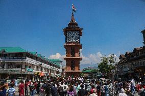 Peoples Democratic Party's (PDP) Candidate Zuhaib Yousf Road Show For The Upcoming Assembly Elections In Kashmir