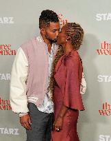 Red Carpet Event Celebrating the New York Premiere of 'Three Women' at The Times Center.