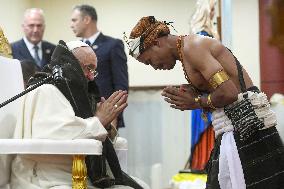 Pope Francis Meets With Young People - Timor Leste