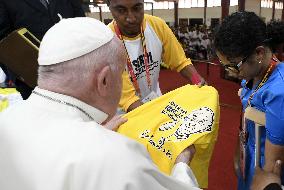 Pope Francis Meets With Young People - Timor Leste