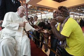 Pope Francis Meets With Young People - Timor Leste