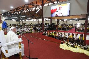 Pope Francis Meets With Young People - Timor Leste