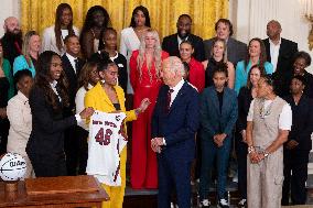 Biden Welcomes The University Of South Carolina Gamecocks - Washington