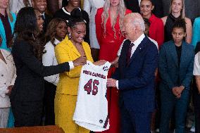 Biden Welcomes The University Of South Carolina Gamecocks - Washington