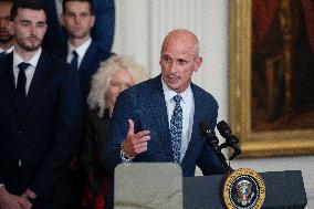 Biden Welcomes The University Of Connecticut Huskies Men - Washington