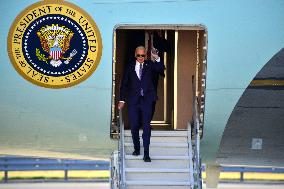 U.S. President Joe Biden Arrives At New York