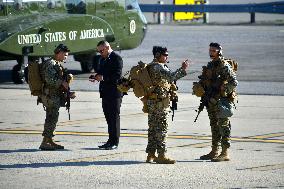 U.S. President Joe Biden Arrives At New York