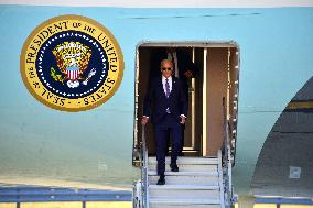 U.S. President Joe Biden Arrives At New York