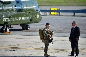 U.S. President Joe Biden Arrives At New York