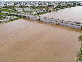 Flood Waters Threaten Central Hanoi - Vietnam