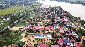 Flood Waters Threaten Central Hanoi - Vietnam