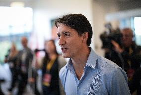 Trudeau At The Liberal Caucus Retreat - British Columbia