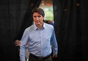 Trudeau At The Liberal Caucus Retreat - British Columbia