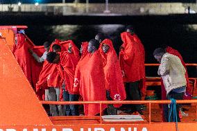 Dozens Migrants Rescued In Lanzarote - Spain