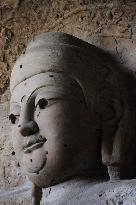 Yungang Grottoes in Datong