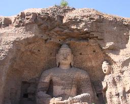 Yungang Grottoes in Datong