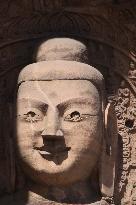 Yungang Grottoes in Datong