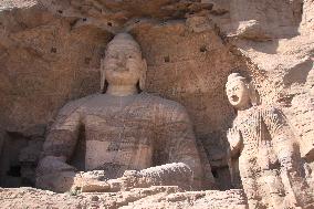 Yungang Grottoes in Datong