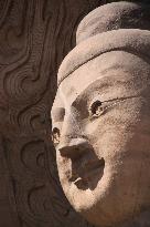 Yungang Grottoes in Datong