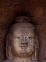 Yungang Grottoes in Datong