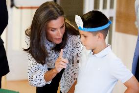 Queen Letizia At The Opening Of The School Year - Guadalajara