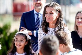 Queen Letizia At The Opening Of The School Year - Guadalajara