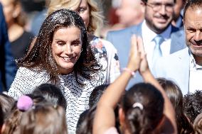 Queen Letizia At The Opening Of The School Year - Guadalajara