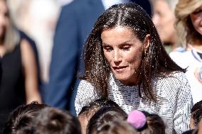 Queen Letizia At The Opening Of The School Year - Guadalajara