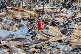 Slum Fire Aftermath - Philippines