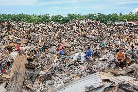 Slum Fire Aftermath - Philippines