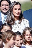 Queen Letizia At The Opening Of The School Year - Guadalajara