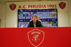 - Serie C Italia - AC Perugia Press Conference