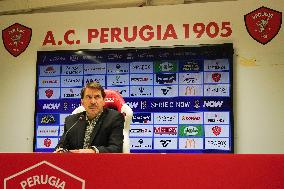 - Serie C Italia - AC Perugia Press Conference