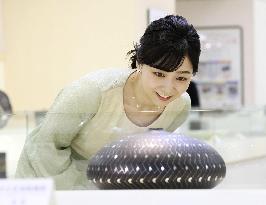 Princess Kako at craft exhibition