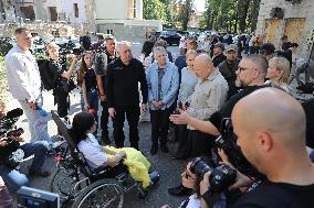 News conference of Ukraines Prosecutor General and ICC Prosecutor in Kyiv