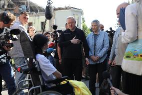 News conference of Ukraines Prosecutor General and ICC Prosecutor in Kyiv