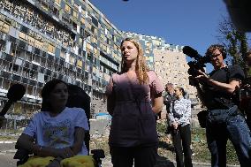 News conference of Ukraines Prosecutor General and ICC Prosecutor in Kyiv