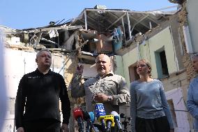 News conference of Ukraines Prosecutor General and ICC Prosecutor in Kyiv