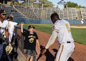 The Yolo High Wheelers (14) Beat The Oakland Ballers (4) In Pioneer Baseball League's Playoffs