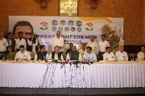 Congress Party President Mallikarjun Kharge News Conference In Srinagar