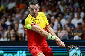 2024 Davis Cup Finals Group Stage Valencia - Czechia v Spain