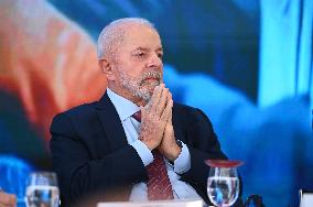 Brazilian President Luiz Inácio Lula Da Silva And Finance Minister Fernando Haddad