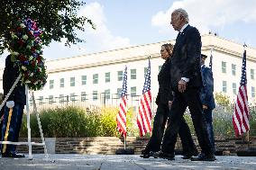 DC: President Biden and Vice President Visit the Pentagon 9/11 Memorial