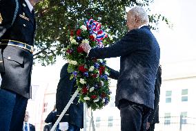 DC: President Biden and Vice President Visit the Pentagon 9/11 Memorial