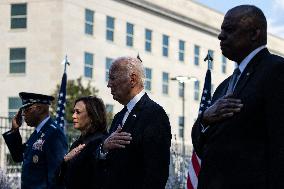 DC: President Biden and Vice President Visit the Pentagon 9/11 Memorial