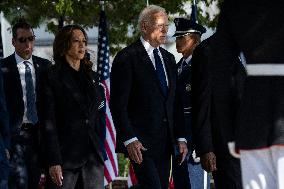 DC: President Biden and Vice President Visit the Pentagon 9/11 Memorial