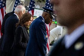 DC: President Biden and Vice President Visit the Pentagon 9/11 Memorial